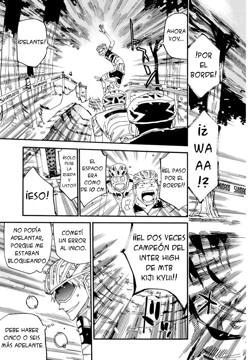 Yowamushi Pedal Capitulo 560: Comienza la carrera de MTB página 19
