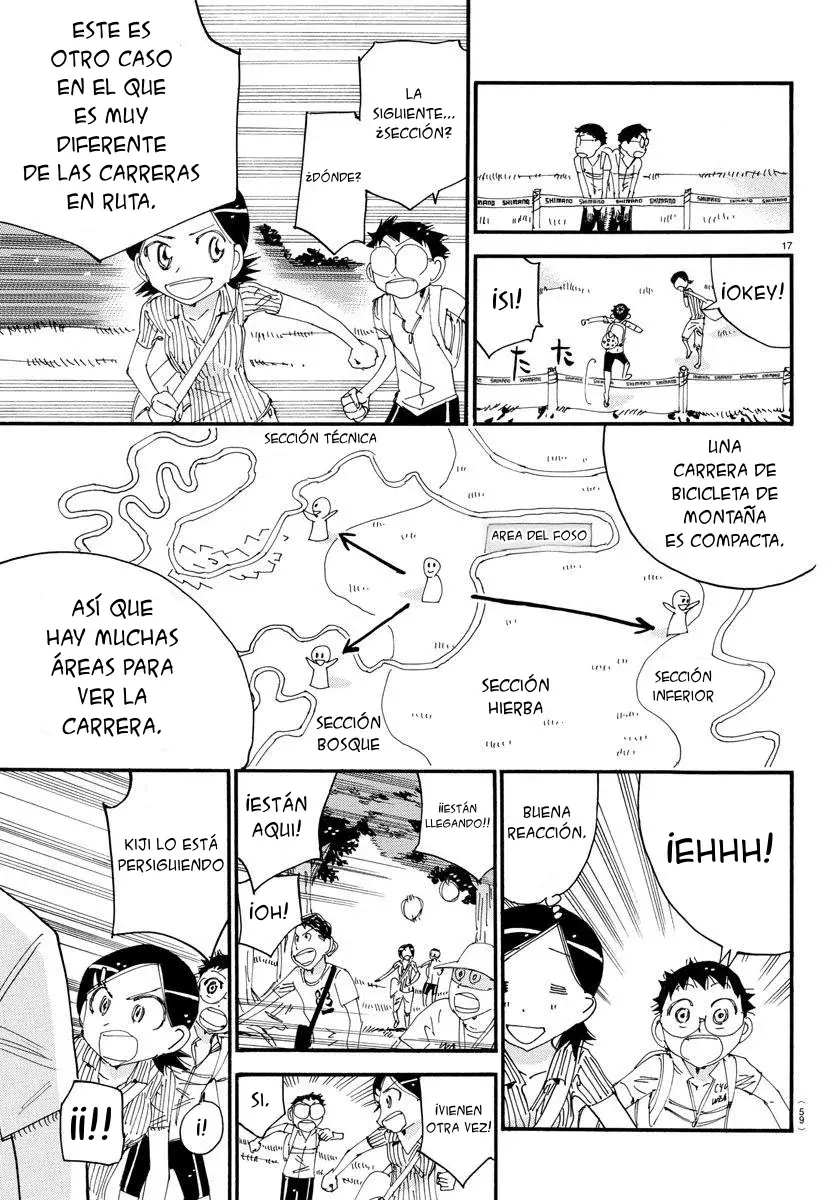 Yowamushi Pedal Capitulo 561: ¡¡Yoshimaru a la cabeza!! página 13