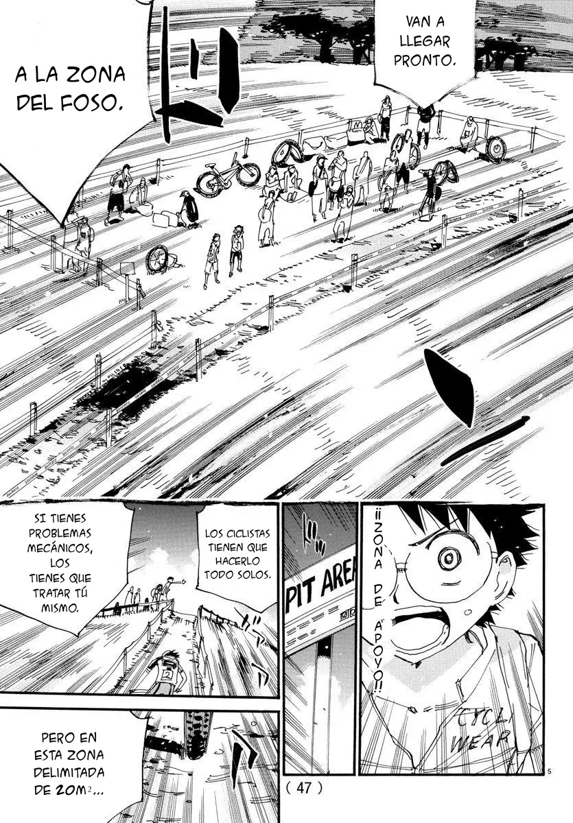 Yowamushi Pedal Capitulo 561: ¡¡Yoshimaru a la cabeza!! página 4
