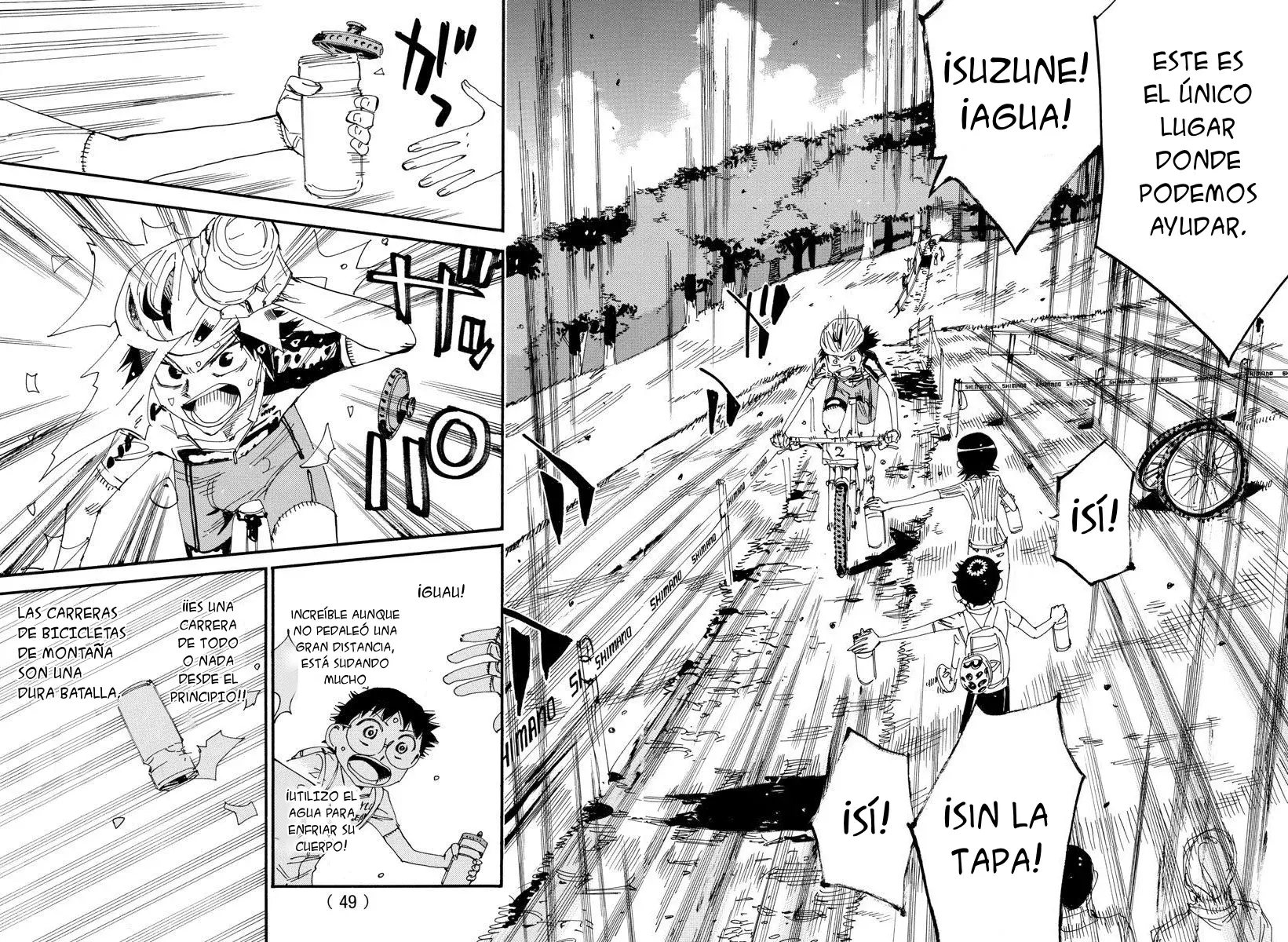 Yowamushi Pedal Capitulo 561: ¡¡Yoshimaru a la cabeza!! página 5