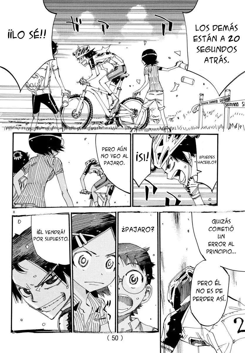 Yowamushi Pedal Capitulo 561: ¡¡Yoshimaru a la cabeza!! página 6