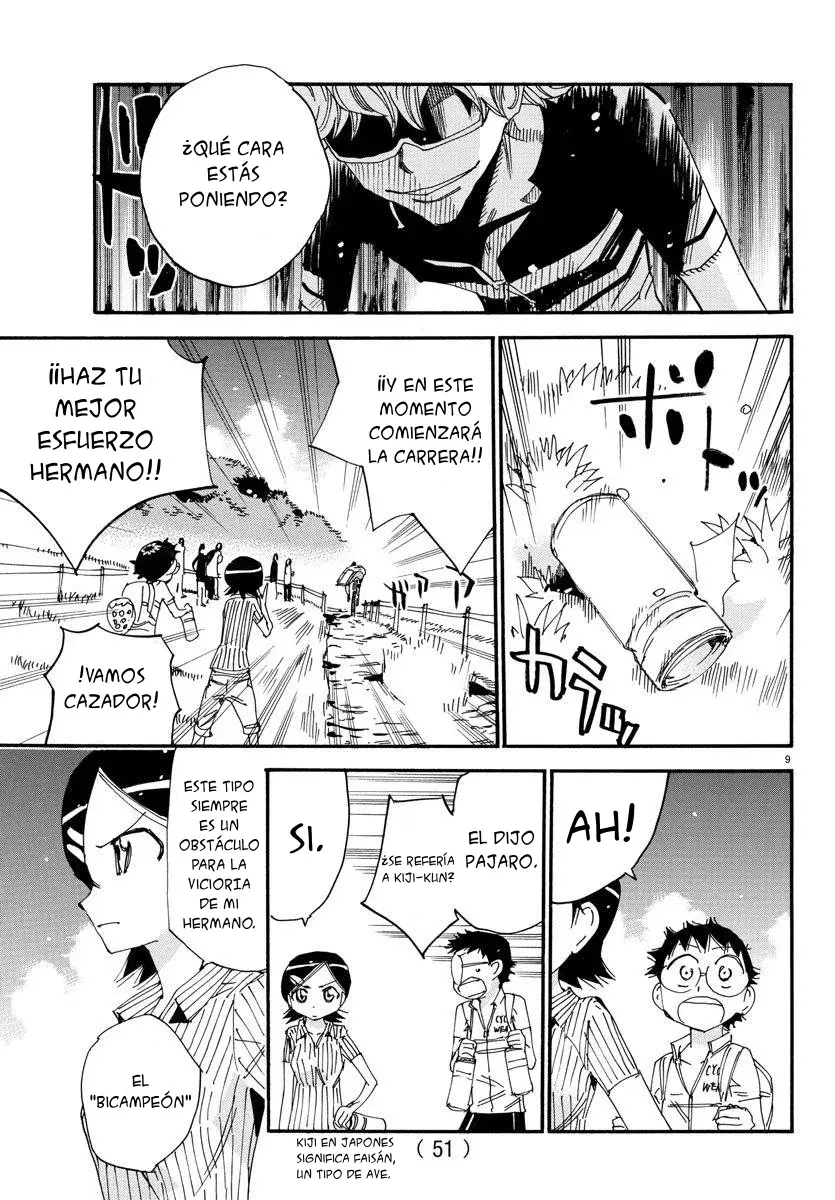 Yowamushi Pedal Capitulo 561: ¡¡Yoshimaru a la cabeza!! página 7