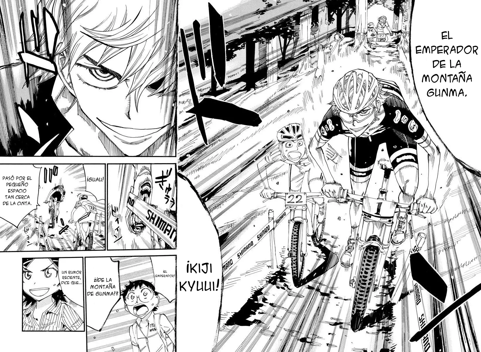 Yowamushi Pedal Capitulo 561: ¡¡Yoshimaru a la cabeza!! página 8
