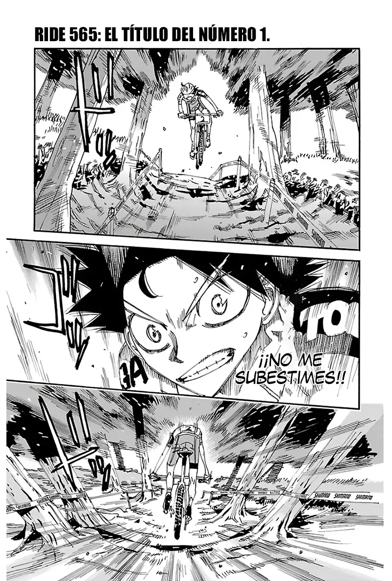 Yowamushi Pedal Capitulo 565: El título del número 1 página 2