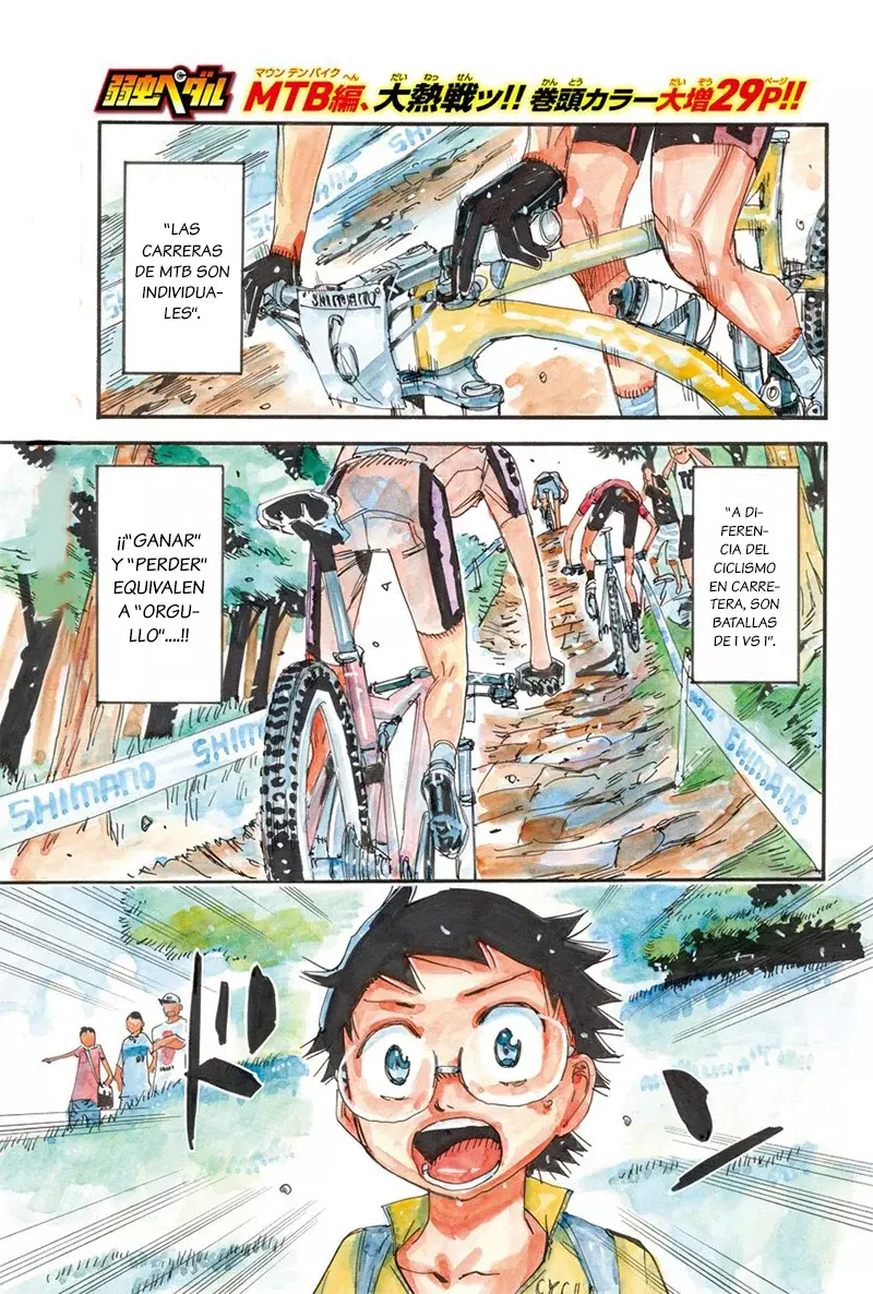 Yowamushi Pedal Capitulo 566: ¡¡Persíguelo!! página 2