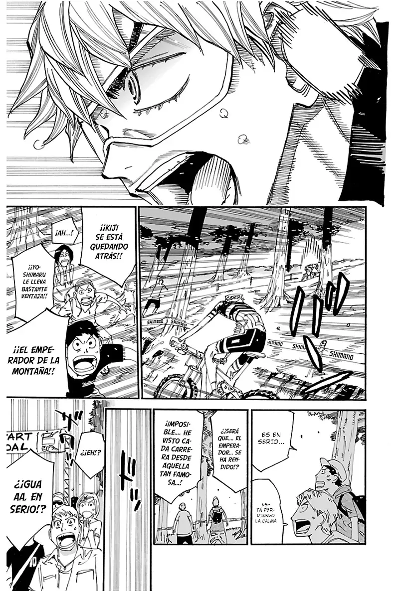 Yowamushi Pedal Capitulo 568: ¡Yoshimaru acelera! página 13