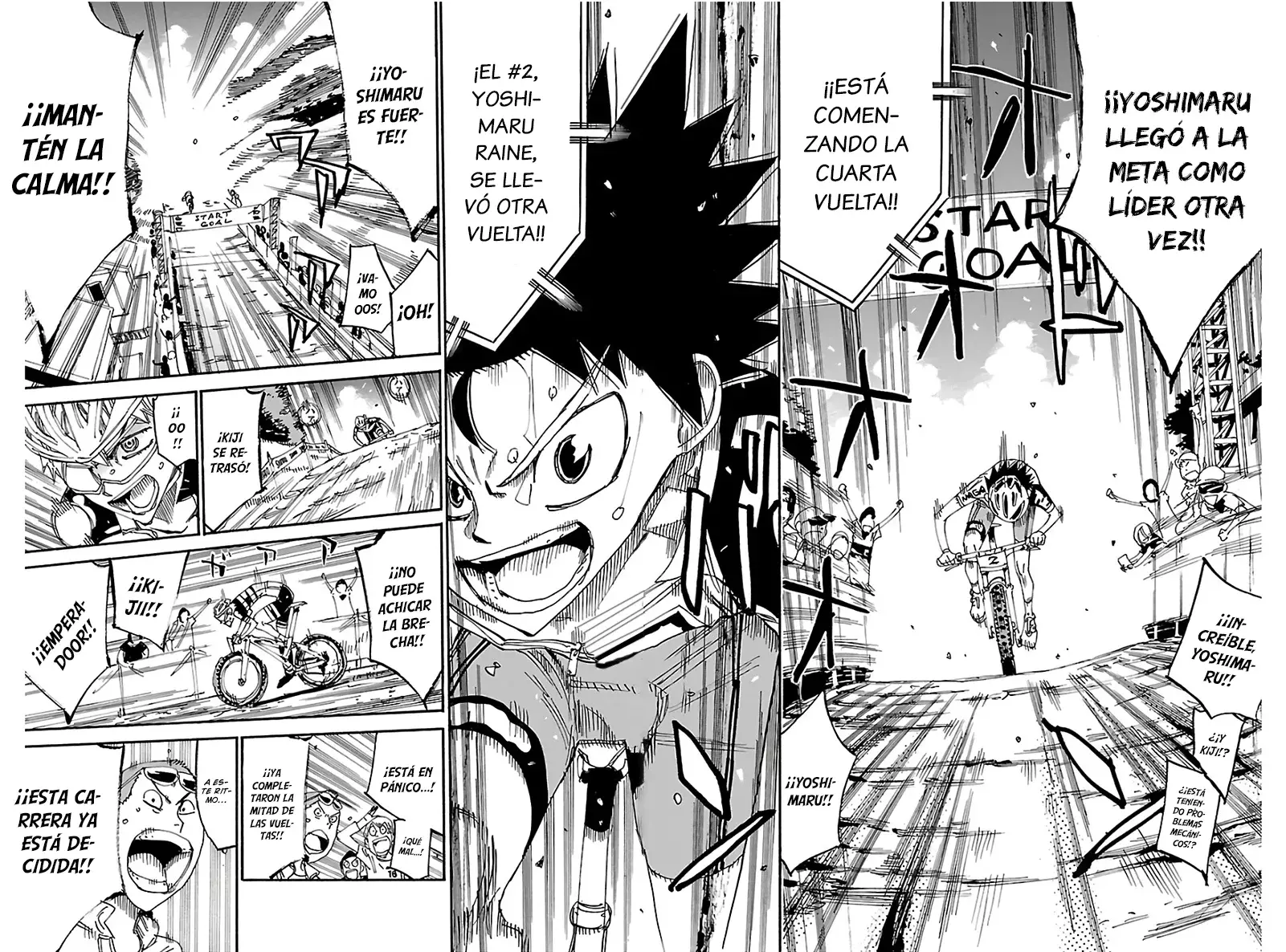 Yowamushi Pedal Capitulo 568: ¡Yoshimaru acelera! página 14