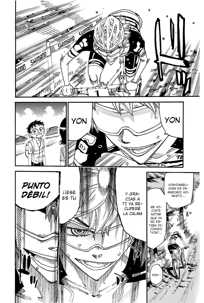 Yowamushi Pedal Capitulo 568: ¡Yoshimaru acelera! página 17