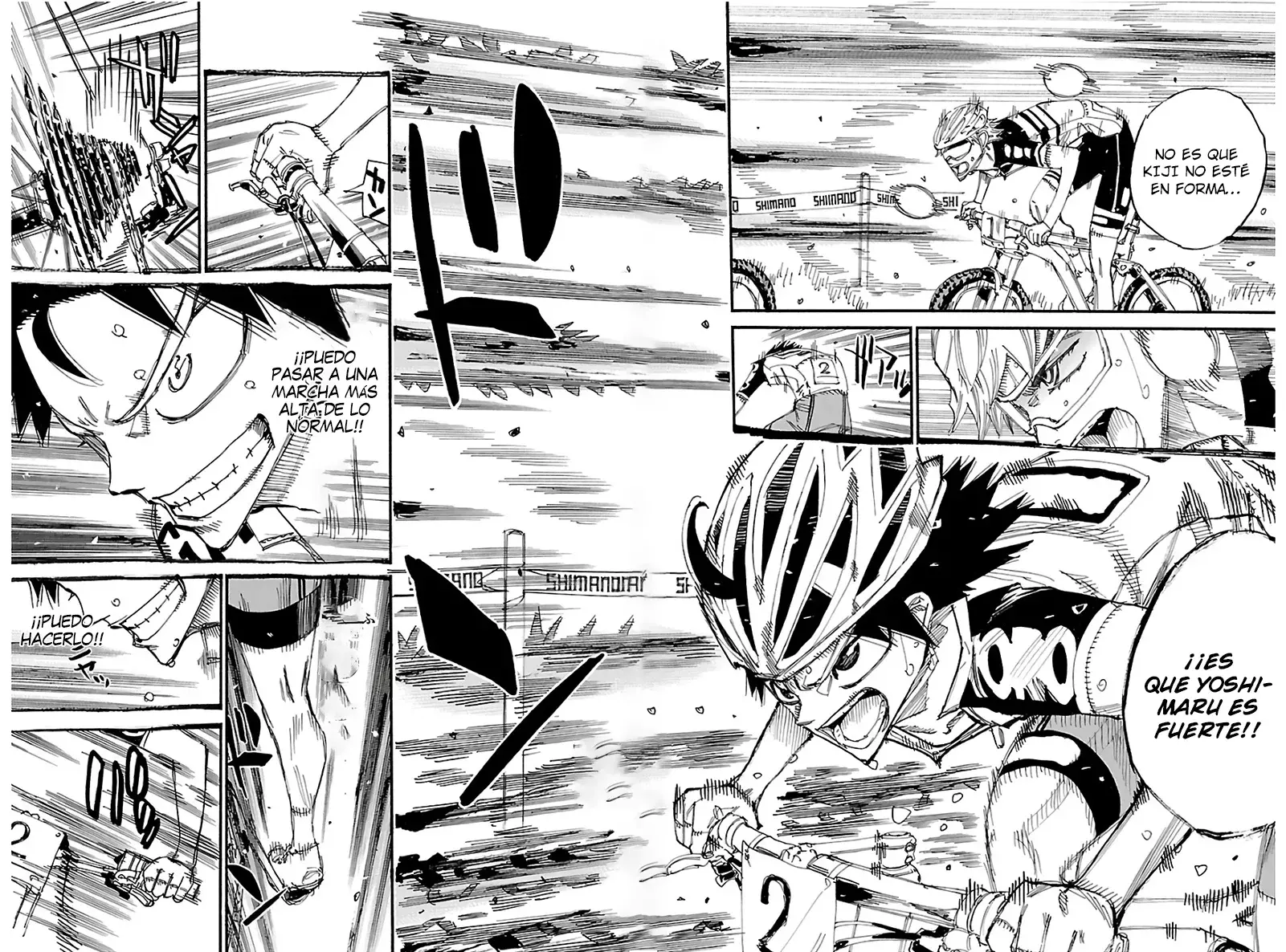 Yowamushi Pedal Capitulo 568: ¡Yoshimaru acelera! página 4