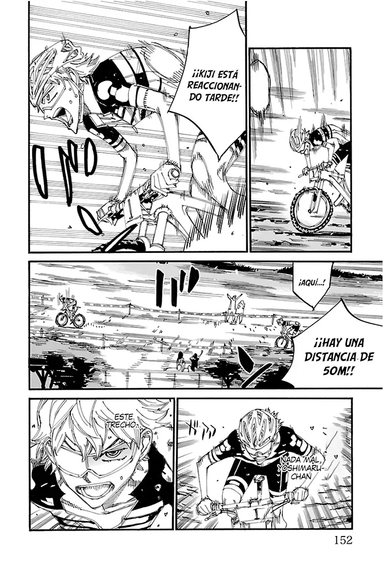 Yowamushi Pedal Capitulo 568: ¡Yoshimaru acelera! página 7