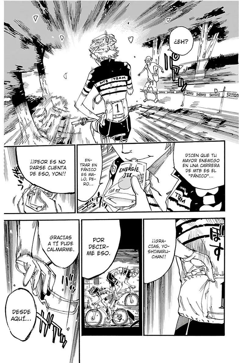 Yowamushi Pedal Capitulo 569: Pánico y sonrisa. página 10
