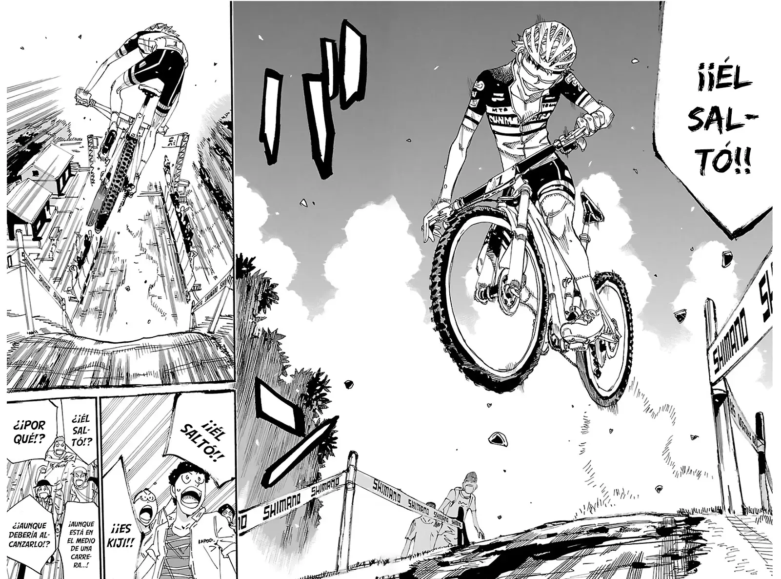 Yowamushi Pedal Capitulo 569: Pánico y sonrisa. página 12