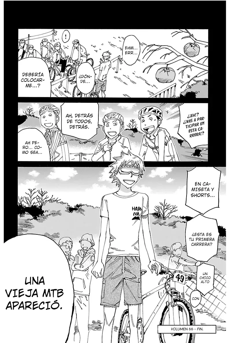 Yowamushi Pedal Capitulo 569: Pánico y sonrisa. página 17