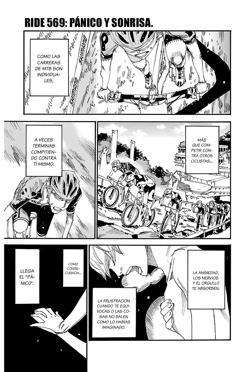 Yowamushi Pedal Capitulo 569: Pánico y sonrisa. página 2