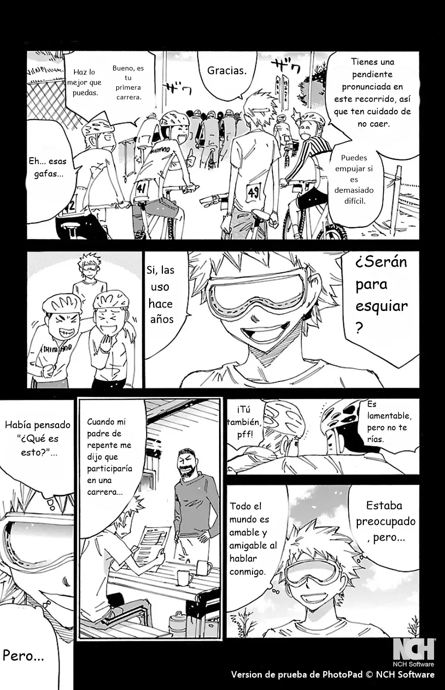 Yowamushi Pedal Capitulo 570: La carrera Legendaria página 3