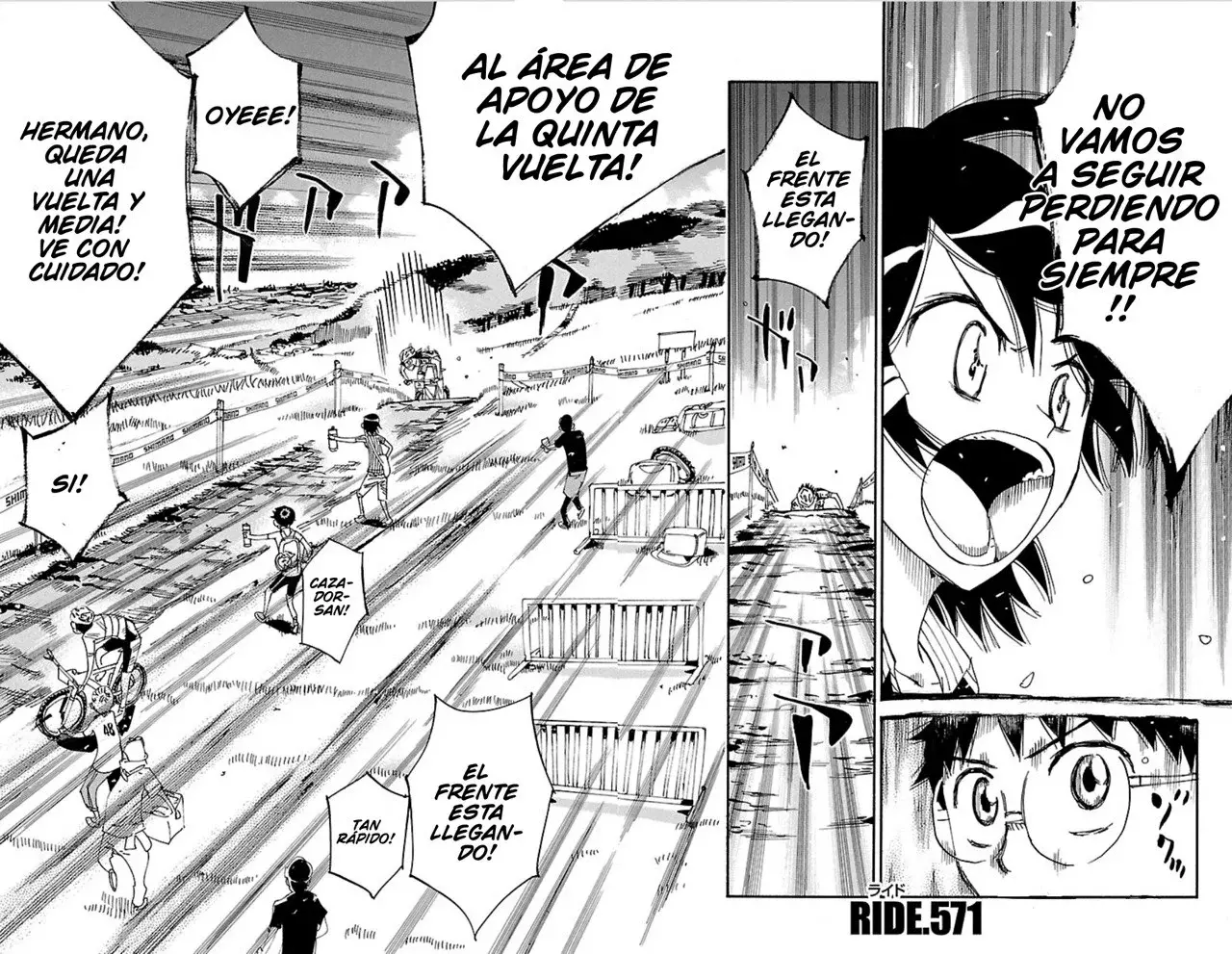Yowamushi Pedal Capitulo 571: Una corrida legendaria página 6