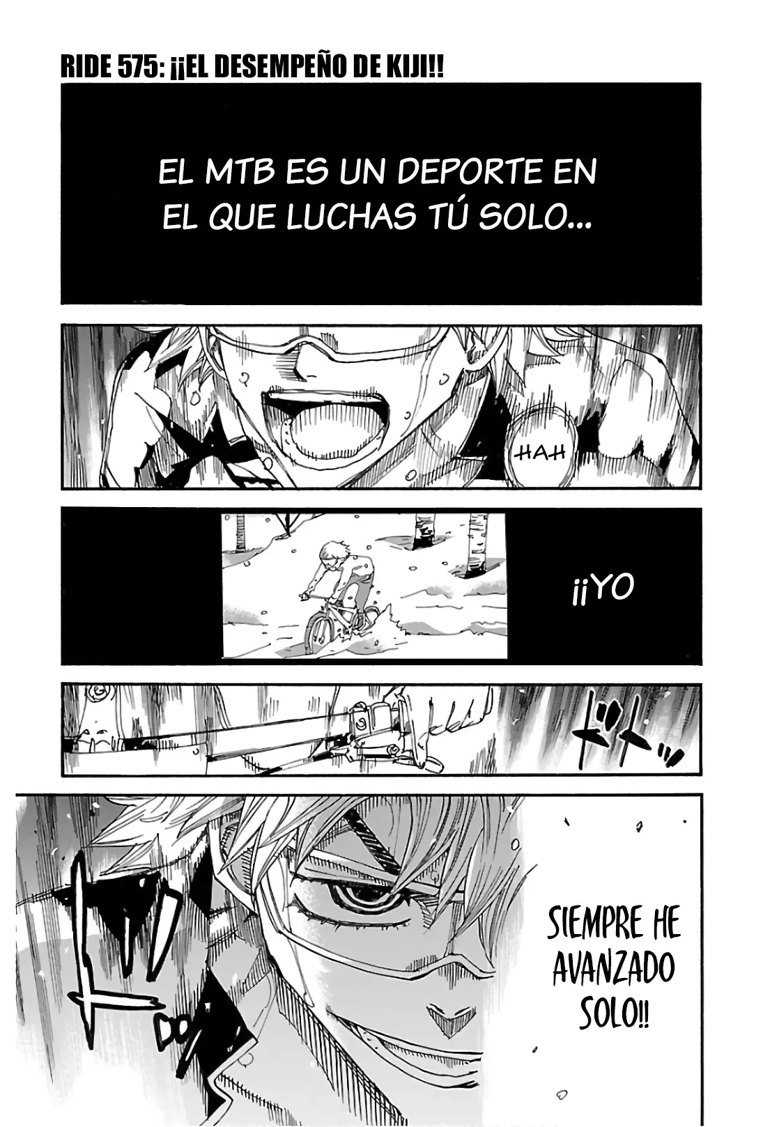 Yowamushi Pedal Capitulo 575: ¡¡¡La actuación de Kiji!!! página 2