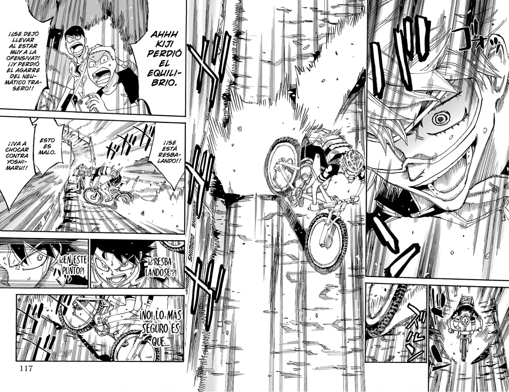 Yowamushi Pedal Capitulo 575: ¡¡¡La actuación de Kiji!!! página 6