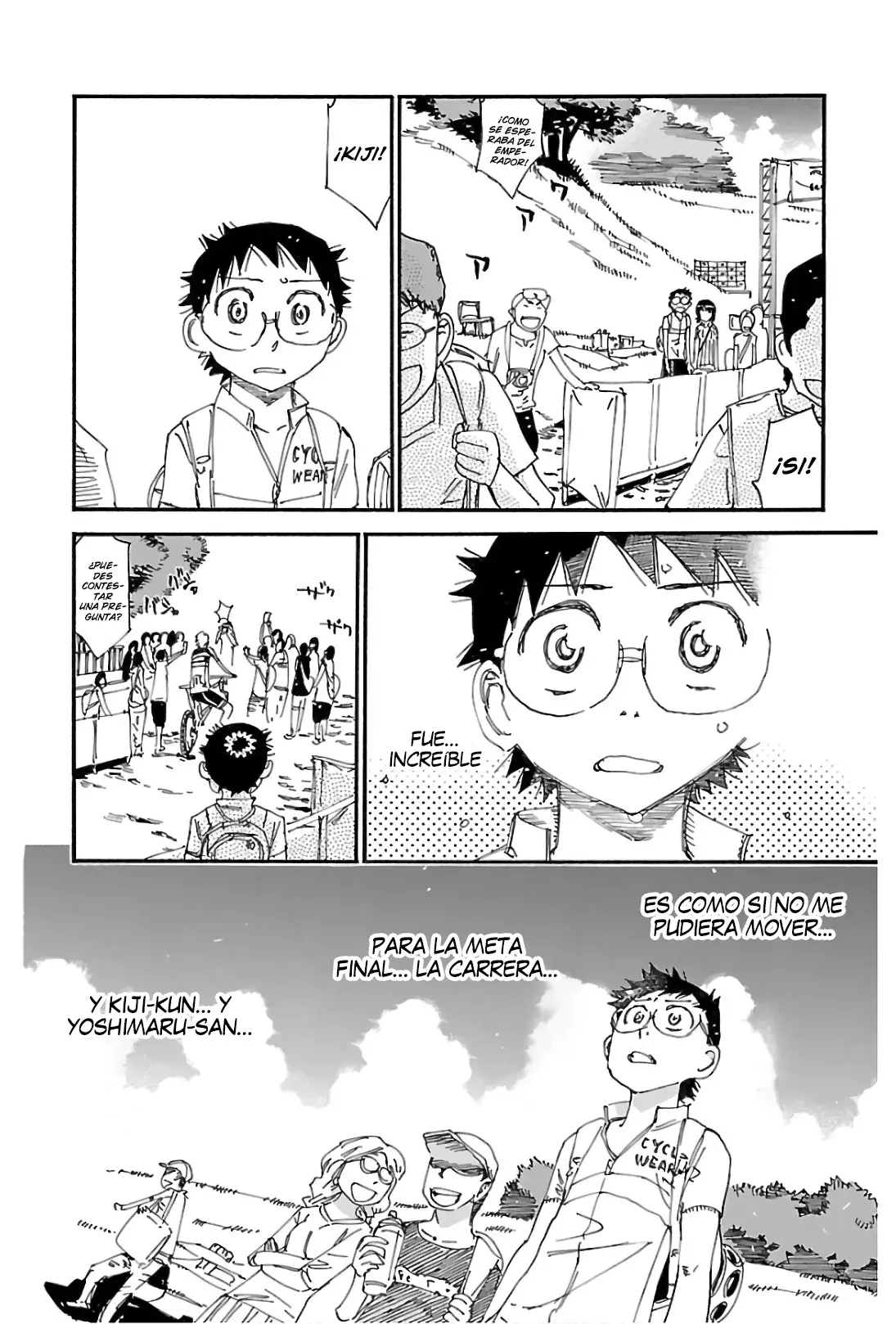 Yowamushi Pedal Capitulo 578: Conclusión y lágrimas página 8