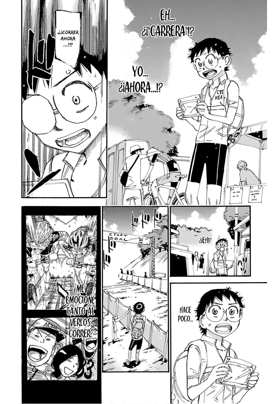 Yowamushi Pedal Capitulo 579: ¡¡La primera carrera de MTB!! página 10