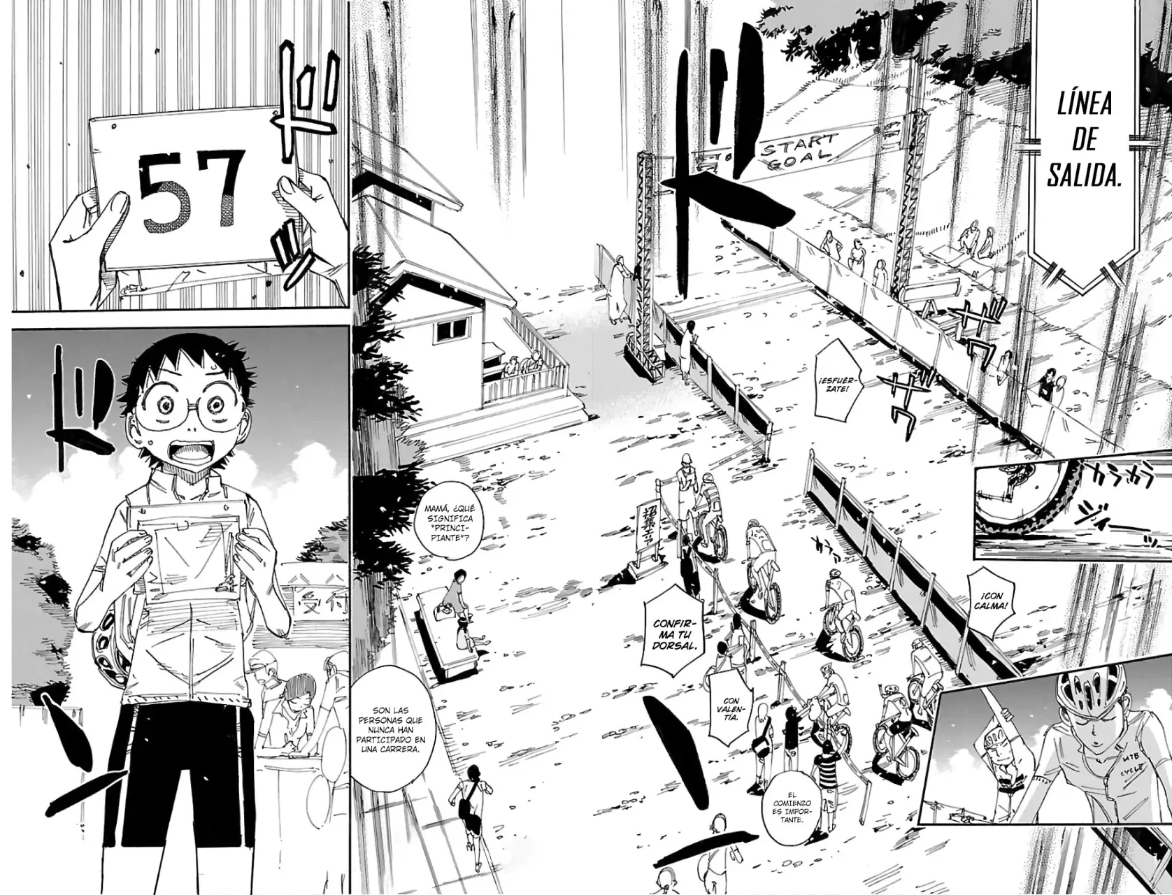 Yowamushi Pedal Capitulo 579: ¡¡La primera carrera de MTB!! página 9