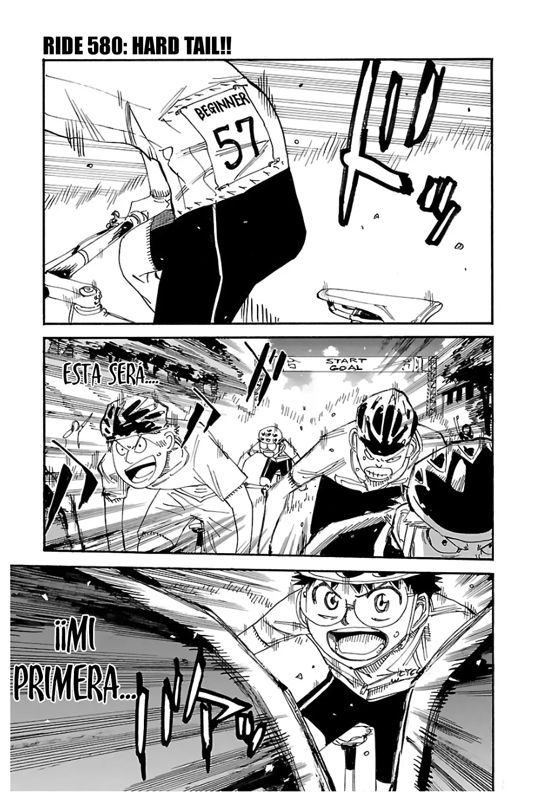 Yowamushi Pedal Capitulo 580: ¡¡Hard Tail!! página 2