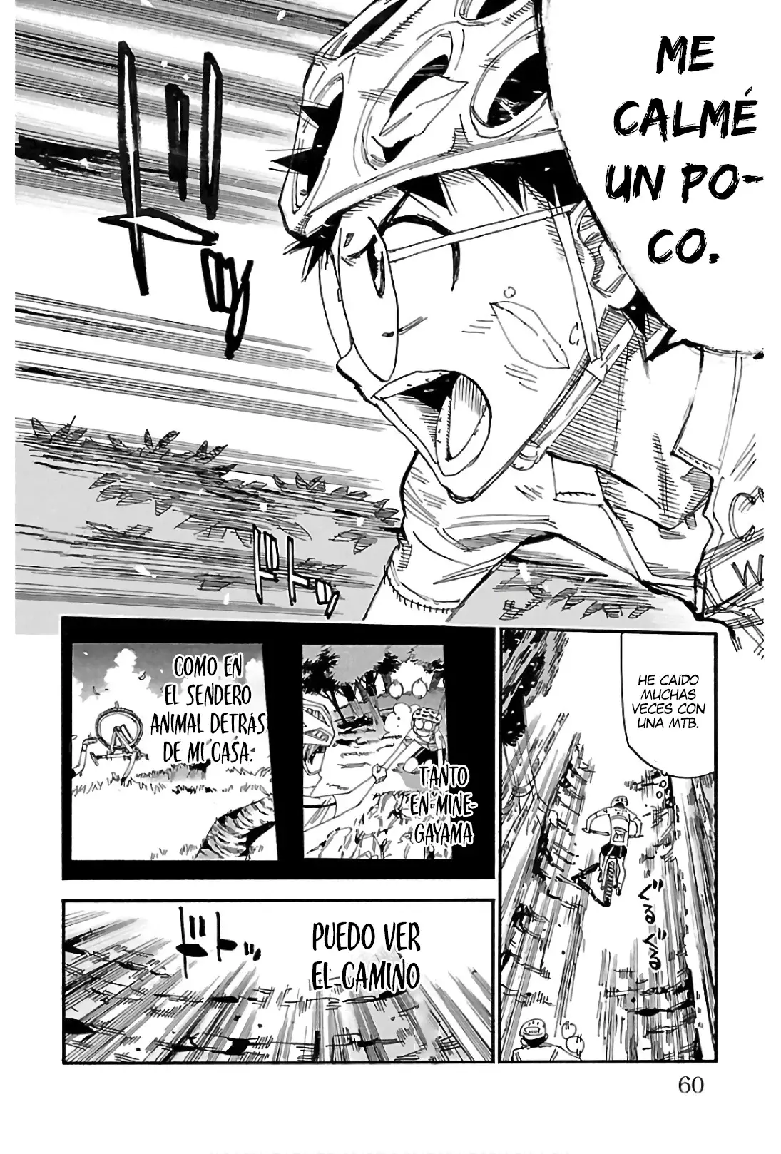 Yowamushi Pedal Capitulo 581: La diferencia entre MTB y Ciclismo de Carretera página 16