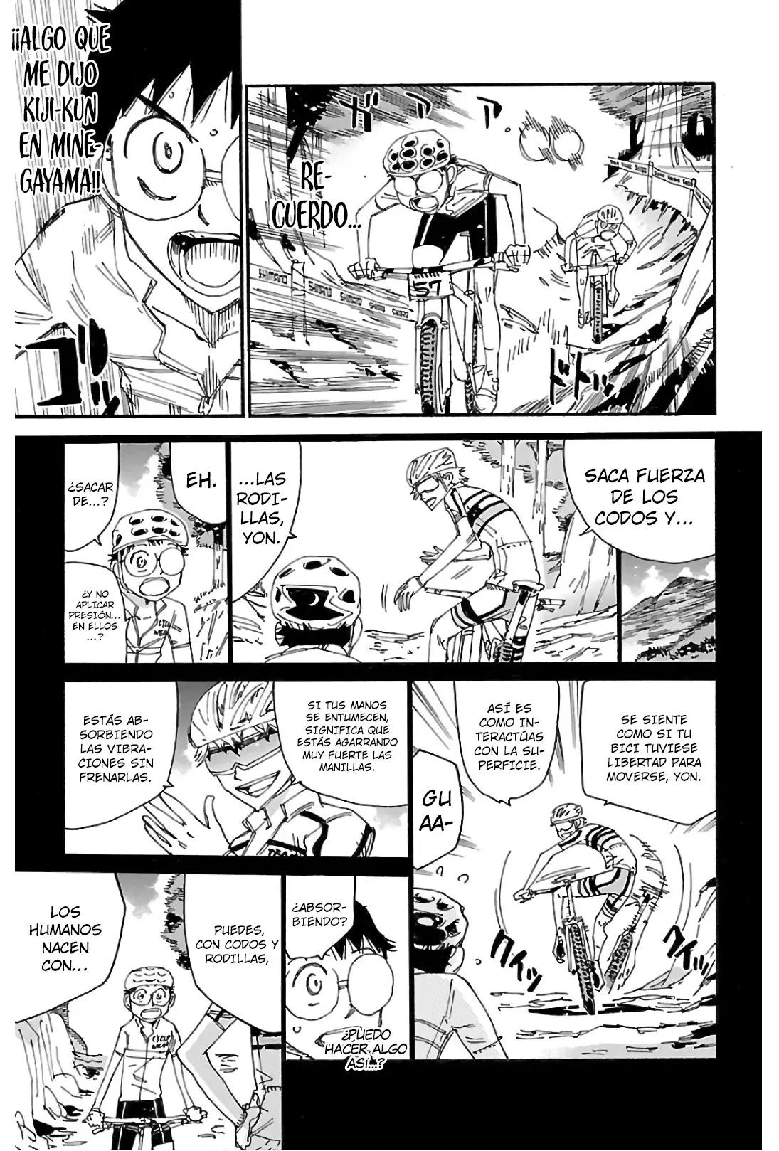 Yowamushi Pedal Capitulo 581: La diferencia entre MTB y Ciclismo de Carretera página 17
