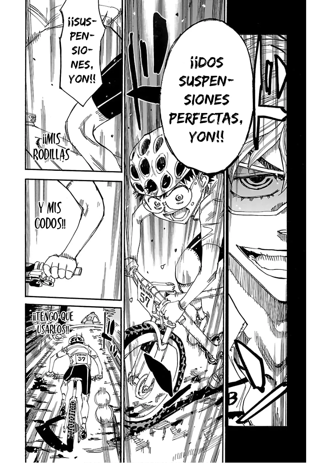 Yowamushi Pedal Capitulo 581: La diferencia entre MTB y Ciclismo de Carretera página 18