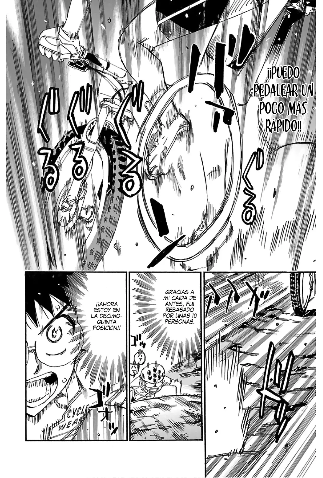 Yowamushi Pedal Capitulo 581: La diferencia entre MTB y Ciclismo de Carretera página 22