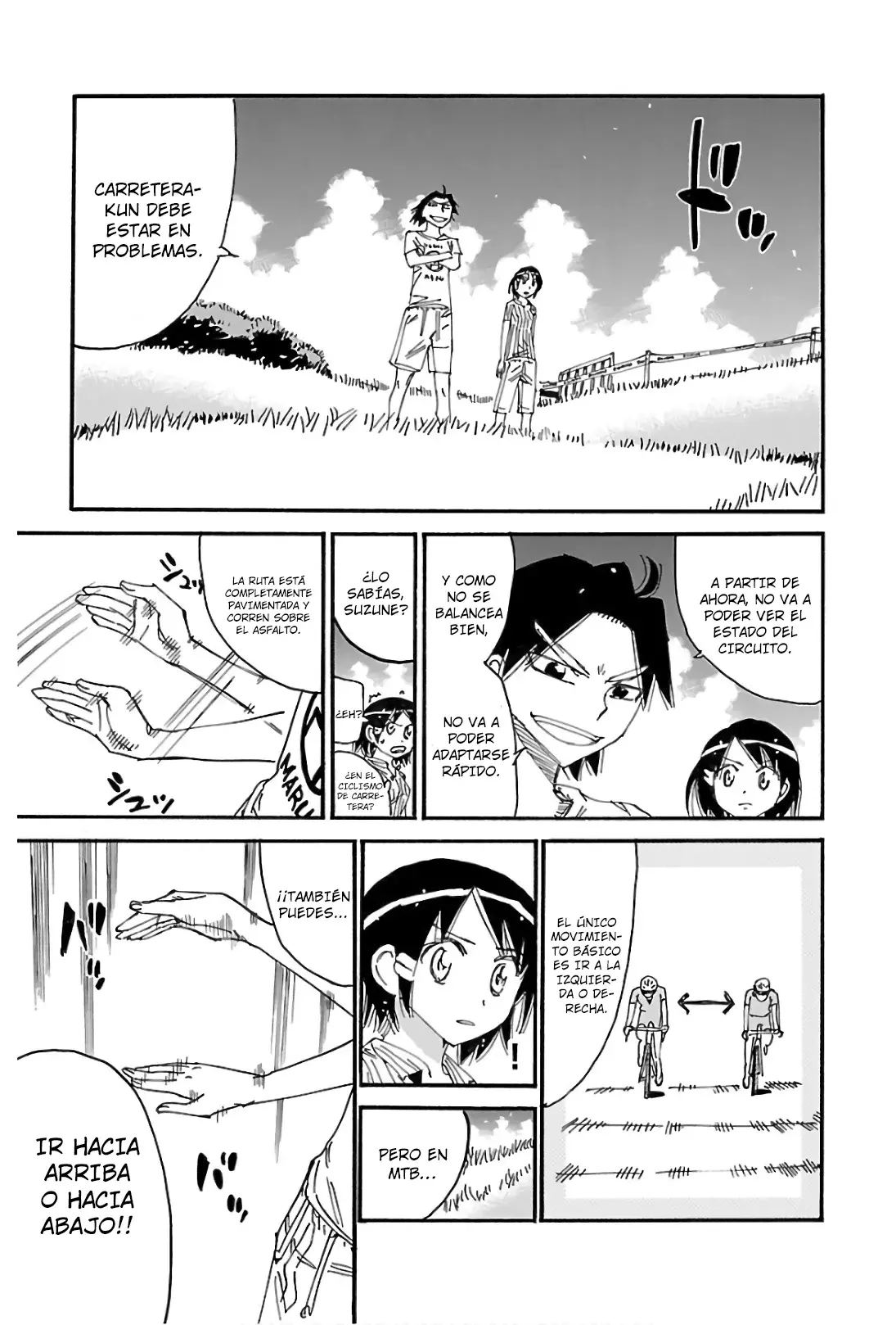 Yowamushi Pedal Capitulo 581: La diferencia entre MTB y Ciclismo de Carretera página 23
