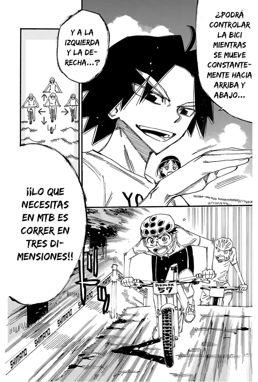Yowamushi Pedal Capitulo 581: La diferencia entre MTB y Ciclismo de Carretera página 24