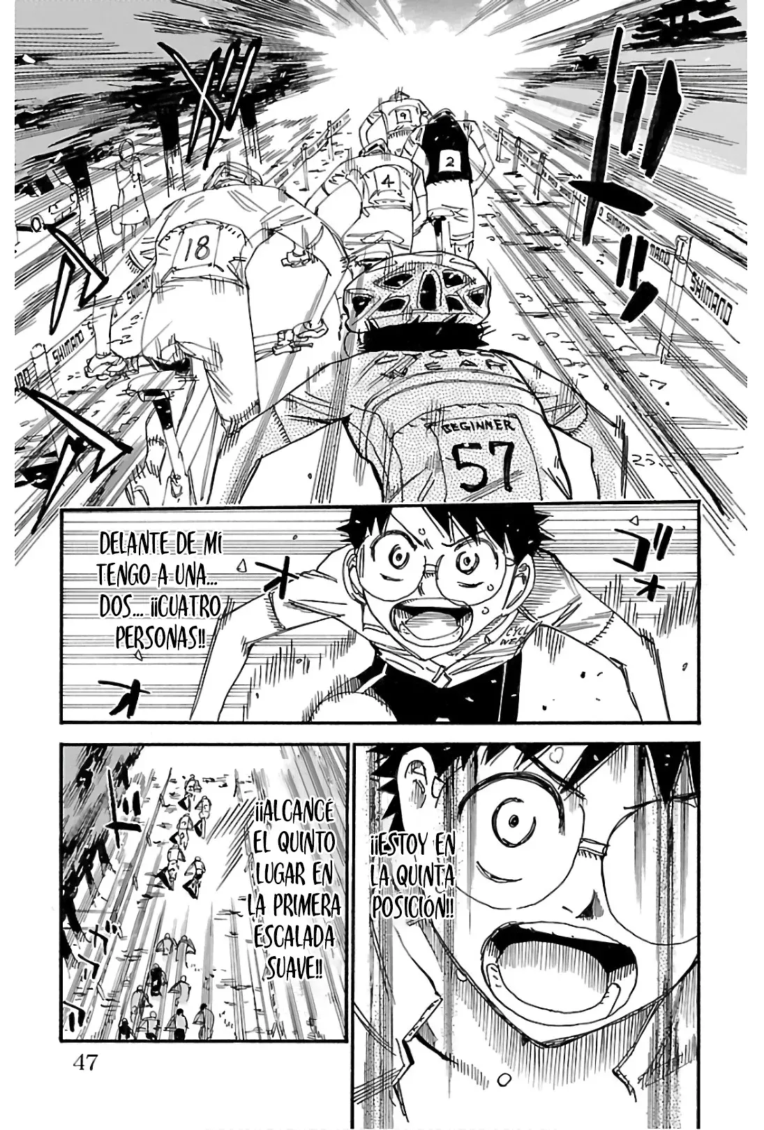 Yowamushi Pedal Capitulo 581: La diferencia entre MTB y Ciclismo de Carretera página 5