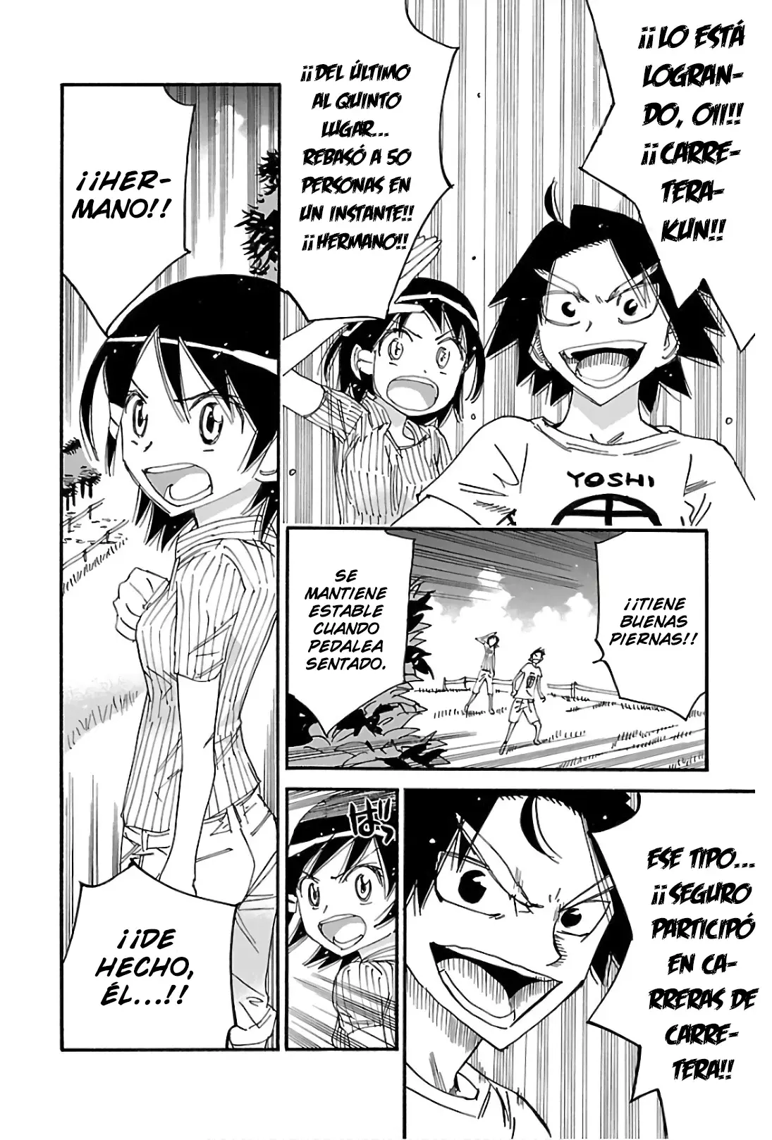 Yowamushi Pedal Capitulo 581: La diferencia entre MTB y Ciclismo de Carretera página 6