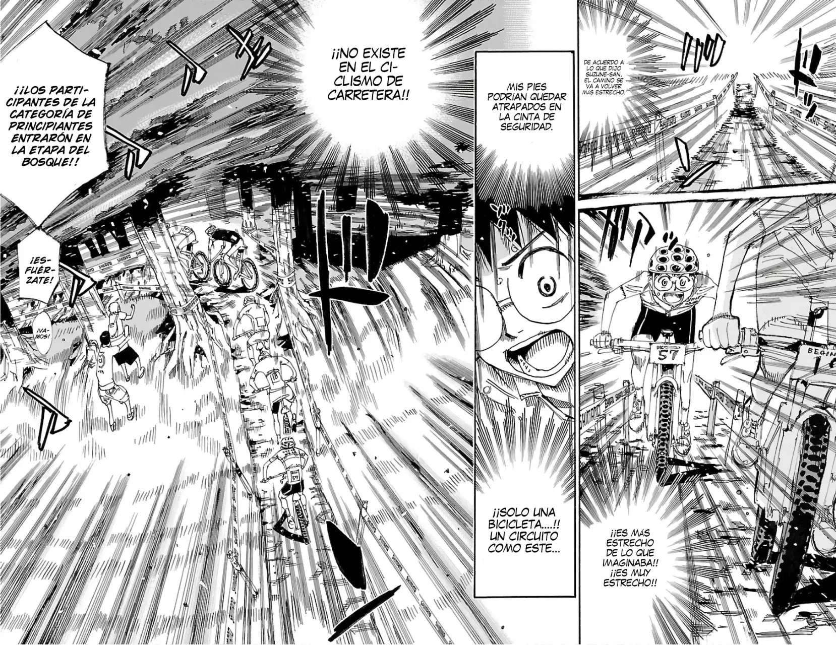 Yowamushi Pedal Capitulo 581: La diferencia entre MTB y Ciclismo de Carretera página 8