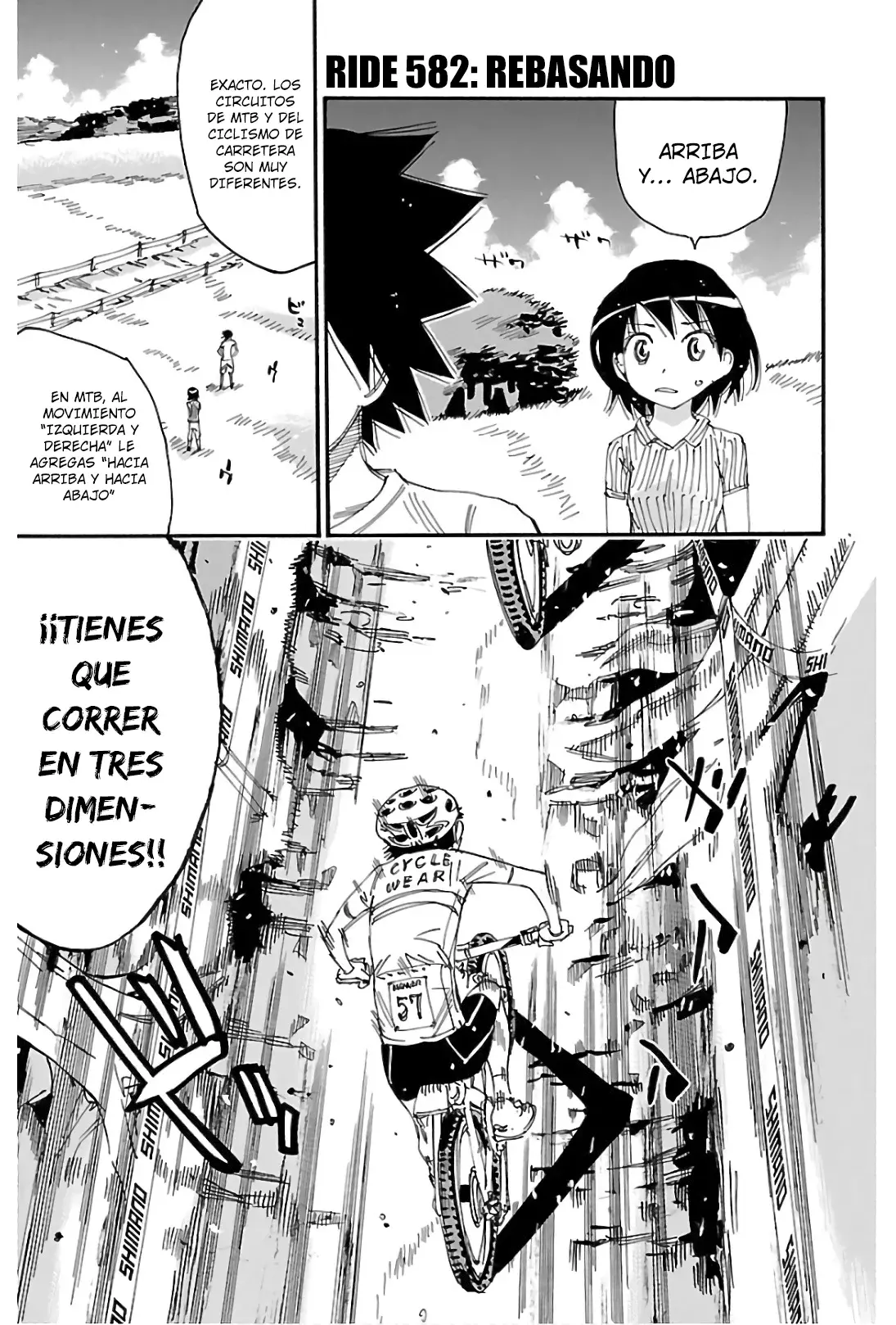 Yowamushi Pedal Capitulo 582: Rebasando página 2