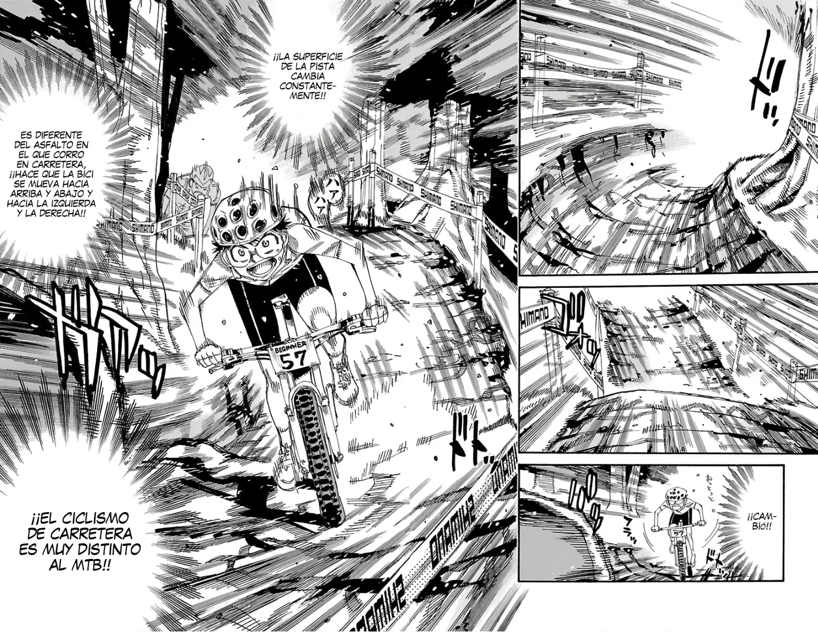 Yowamushi Pedal Capitulo 582: Rebasando página 3
