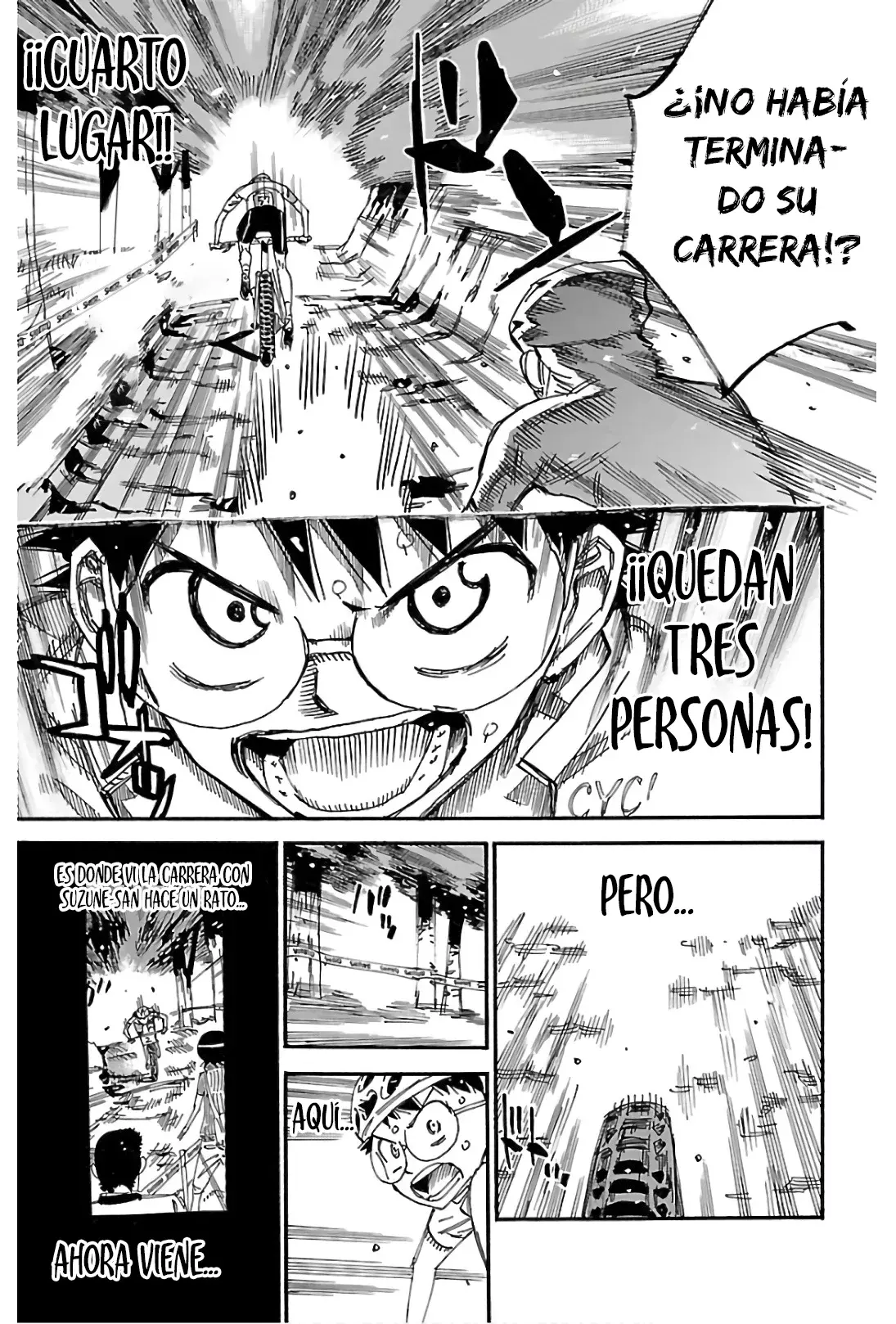 Yowamushi Pedal Capitulo 583: Poder de superación página 10