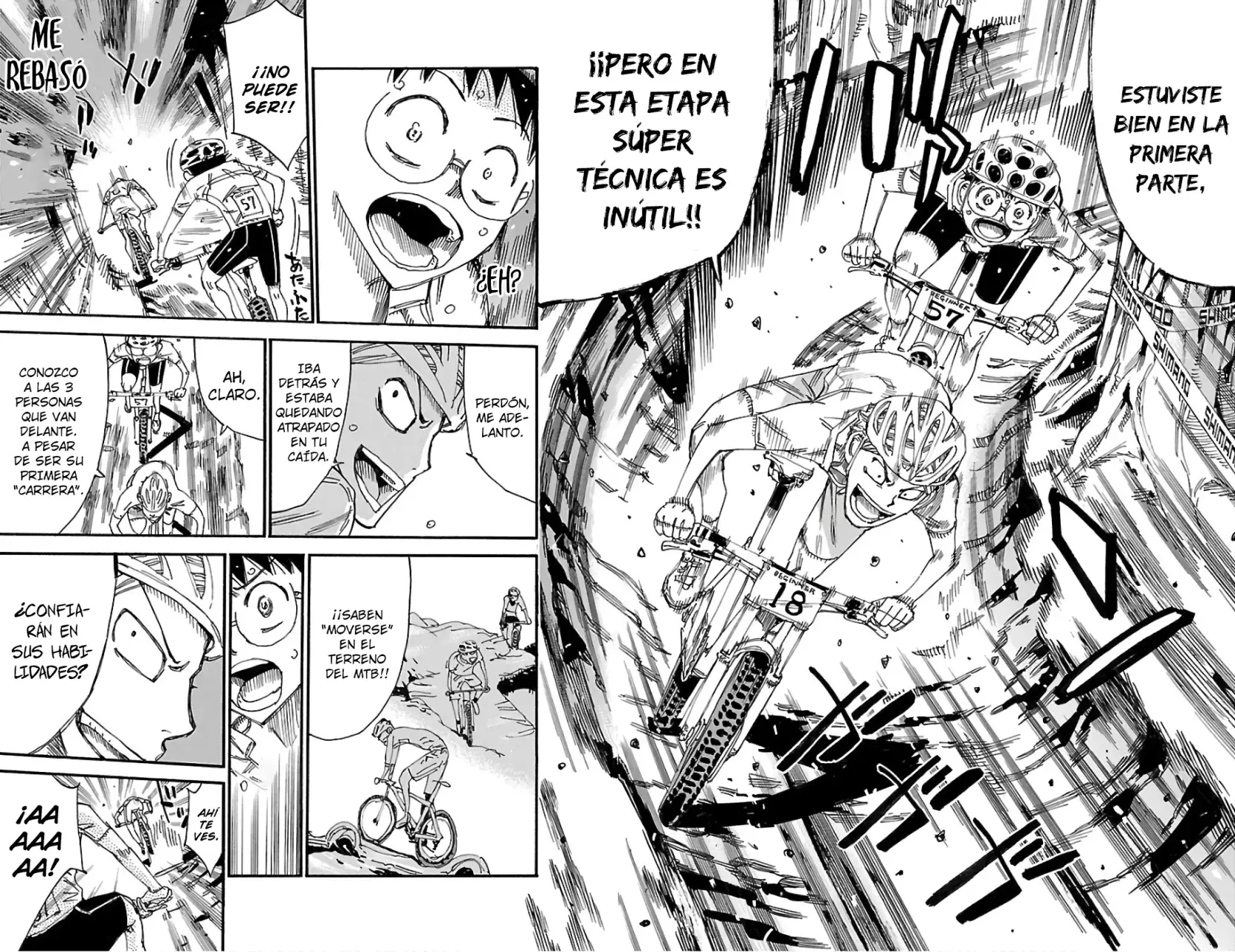 Yowamushi Pedal Capitulo 583: Poder de superación página 14