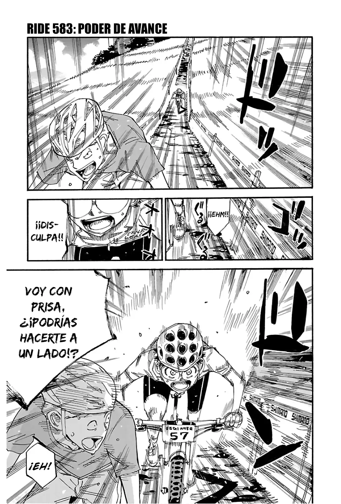 Yowamushi Pedal Capitulo 583: Poder de superación página 2