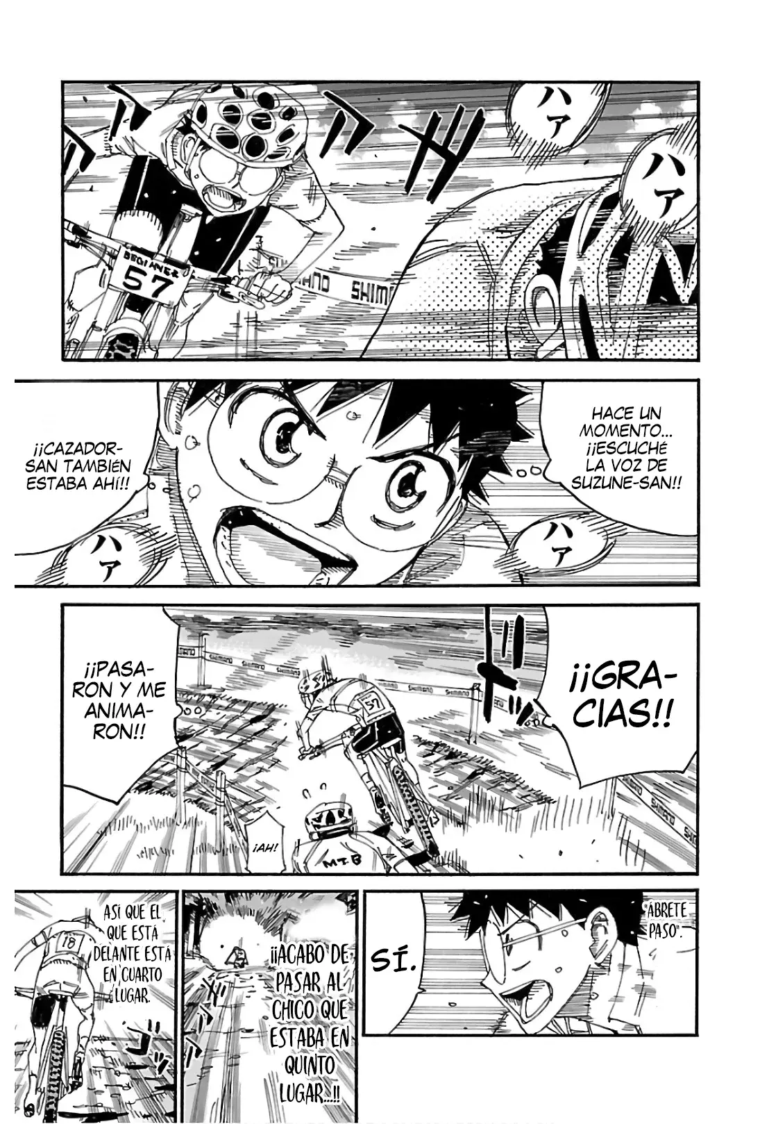 Yowamushi Pedal Capitulo 583: Poder de superación página 8