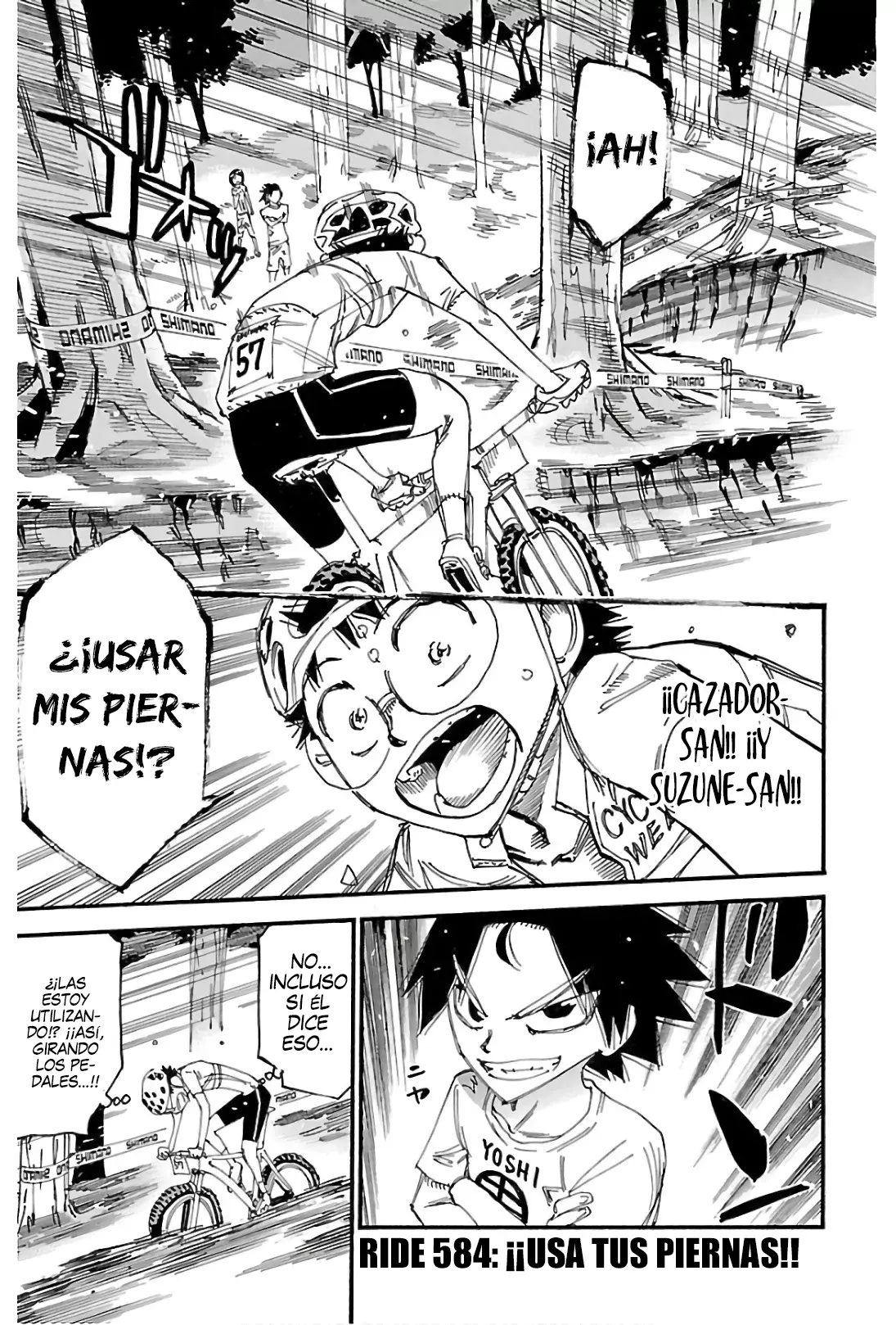 Yowamushi Pedal Capitulo 584: ¡¡Usa tus piernas!! página 2