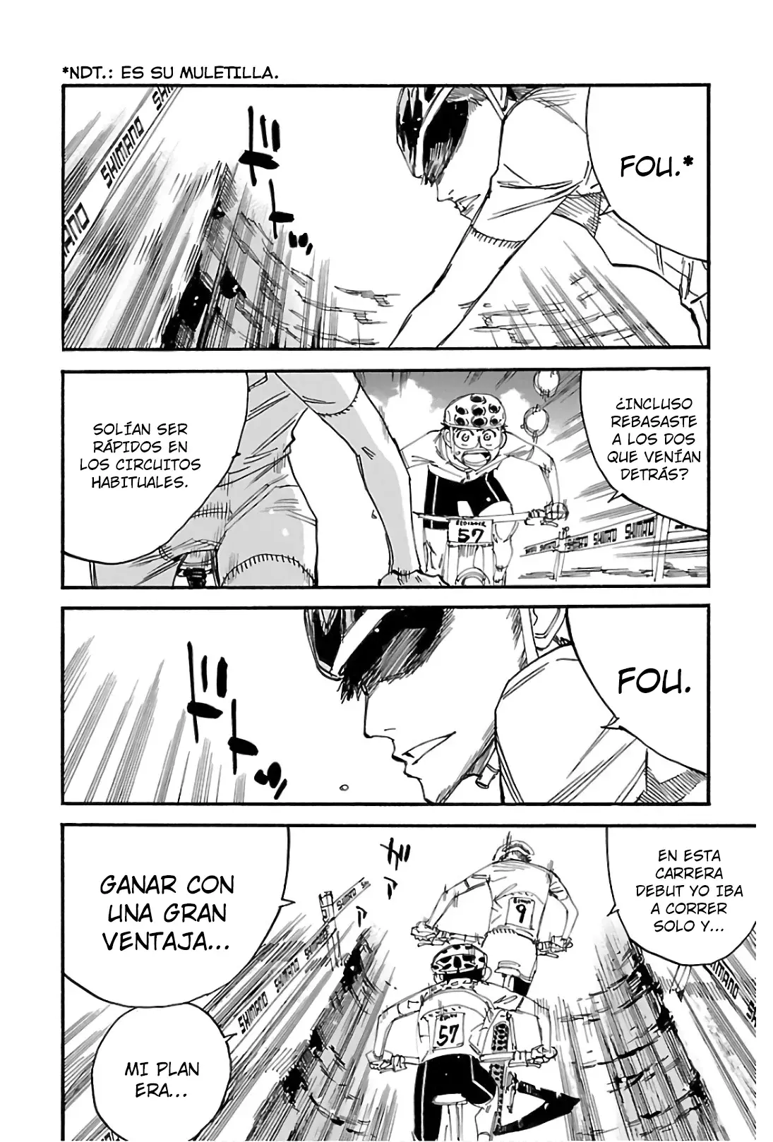 Yowamushi Pedal Capitulo 586: Pequeña valentia página 13