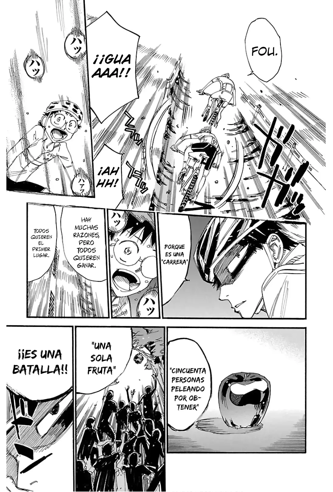 Yowamushi Pedal Capitulo 586: Pequeña valentia página 16