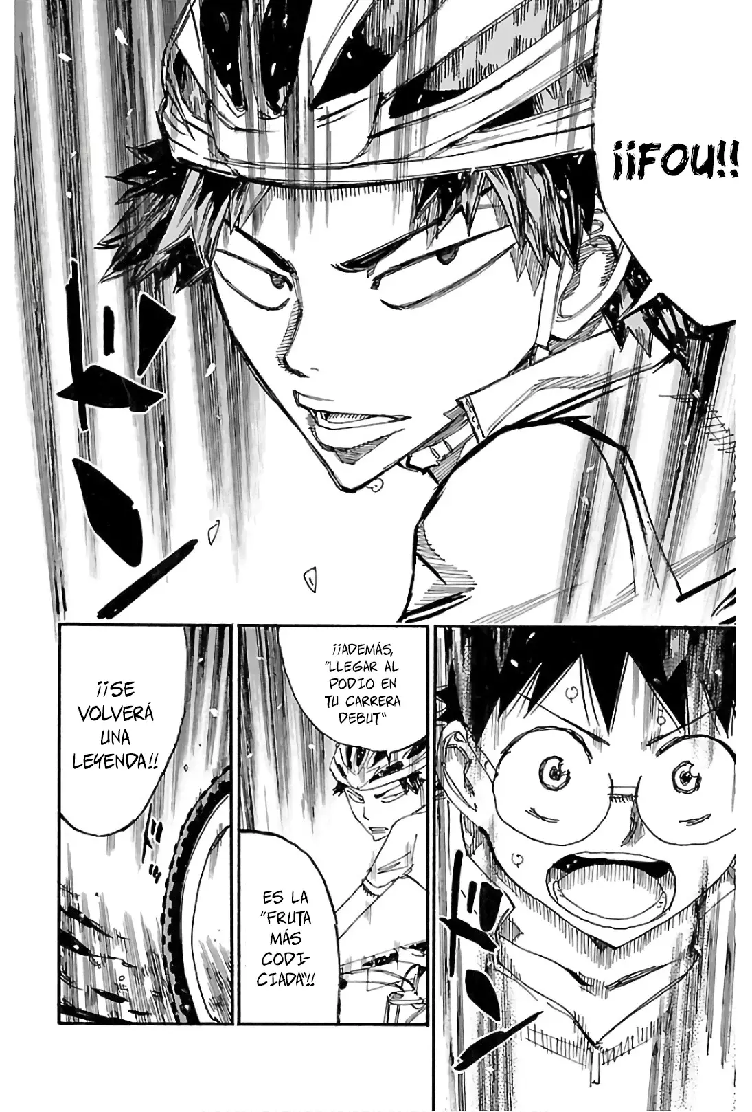 Yowamushi Pedal Capitulo 586: Pequeña valentia página 17
