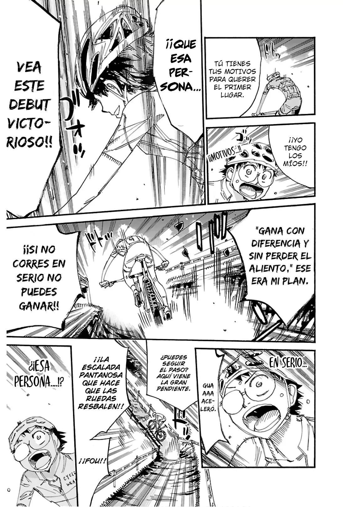 Yowamushi Pedal Capitulo 586: Pequeña valentia página 18