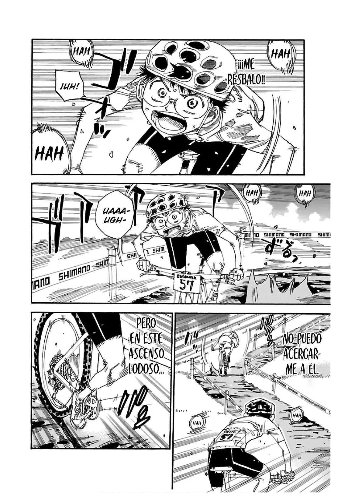 Yowamushi Pedal Capitulo 588: ¡El beso de la cinta! página 10