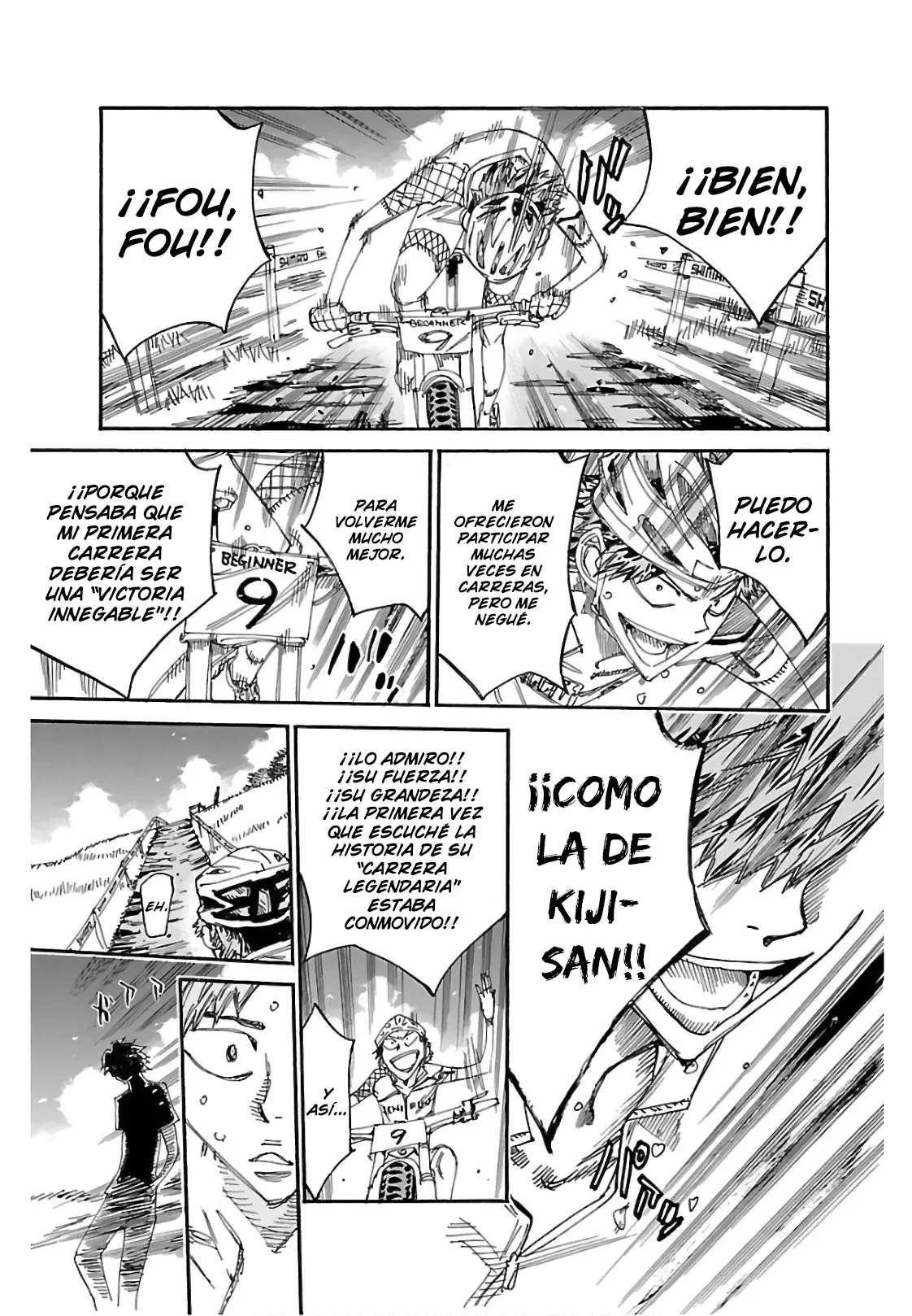 Yowamushi Pedal Capitulo 588: ¡El beso de la cinta! página 19