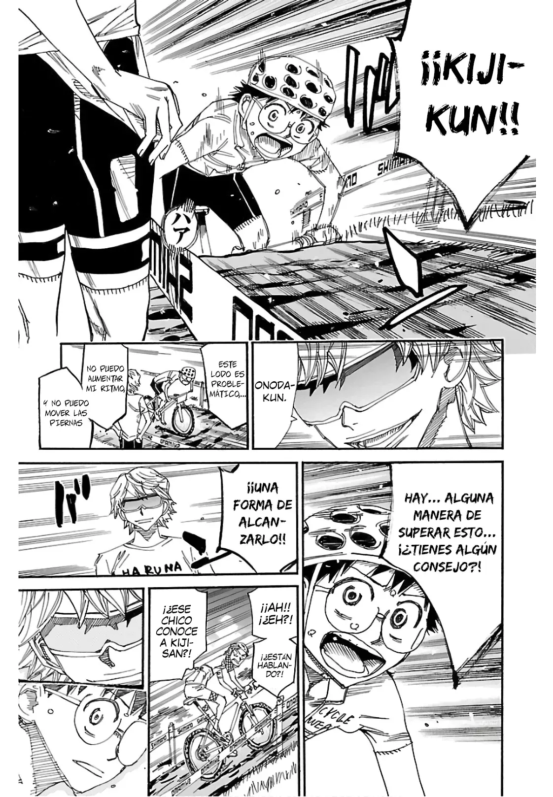 Yowamushi Pedal Capitulo 588: ¡El beso de la cinta! página 22