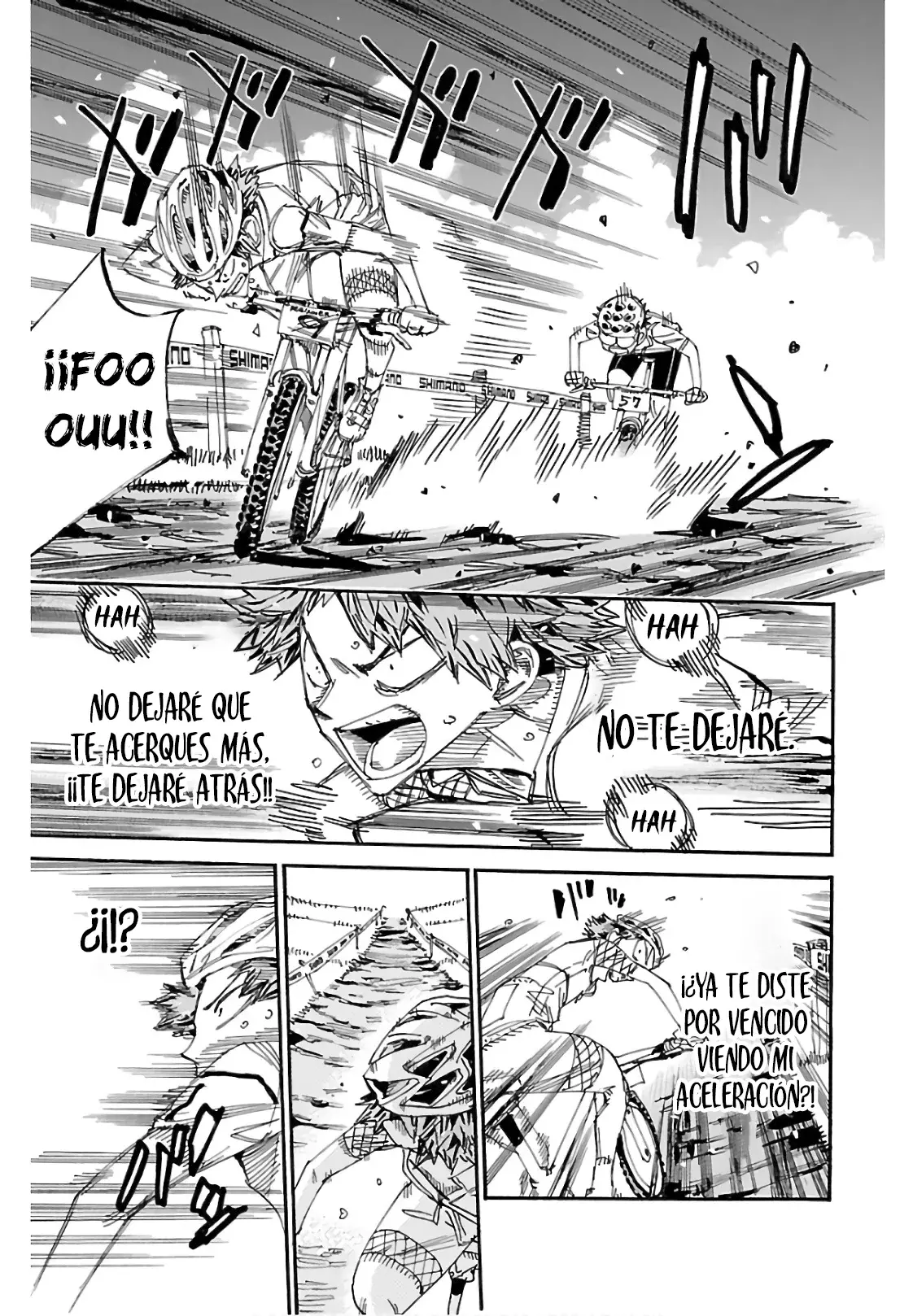 Yowamushi Pedal Capitulo 590: Canción. página 13